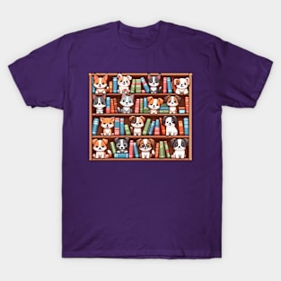 Library Puppies T-Shirt